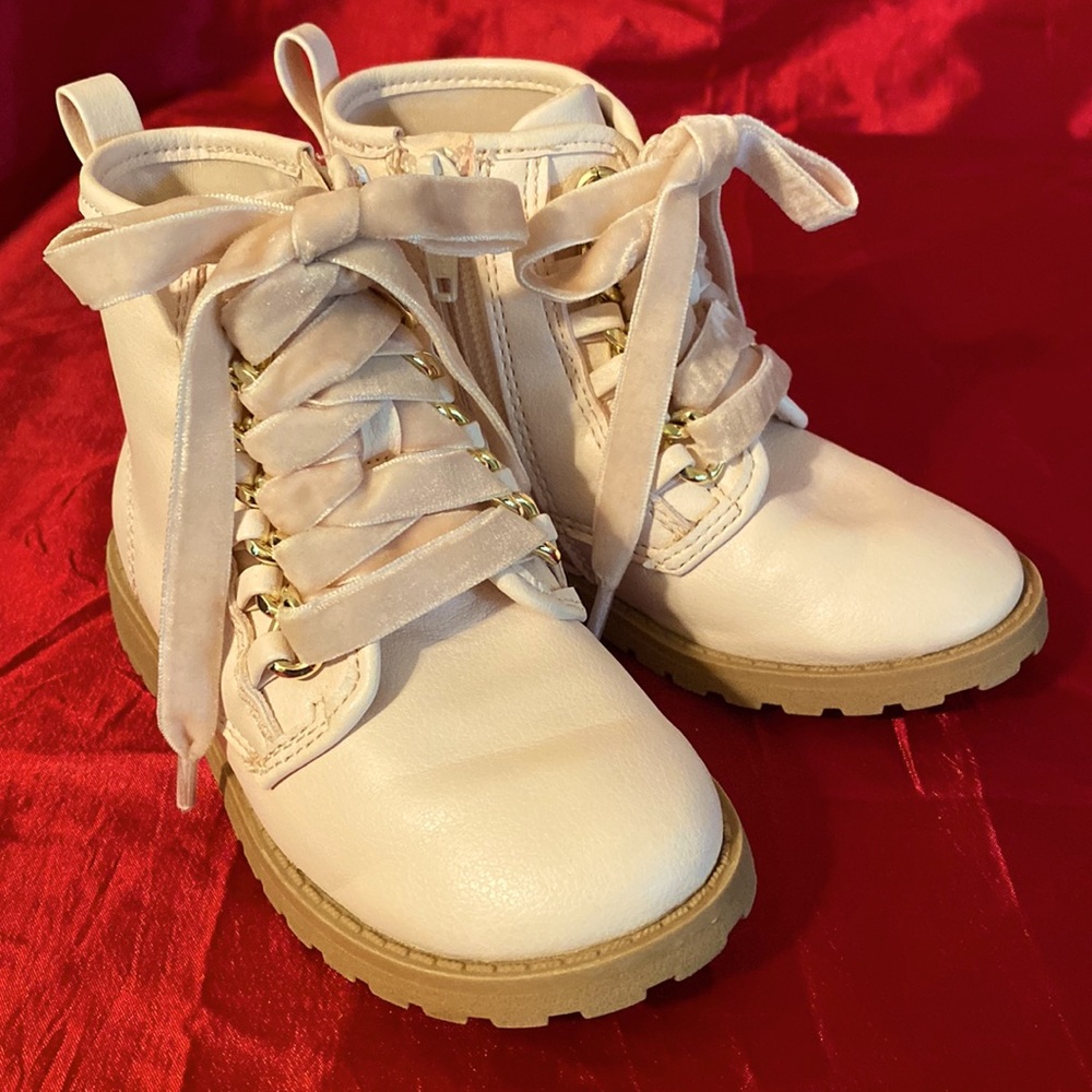 Wonder Nation Girls Toddler chain Boots SZ 8